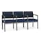 Lesro Lenox 3 Seat Tandem Seating W/ Arms, 64.5 in W 24.5 in L 32 in H LS3103 - alternate 1